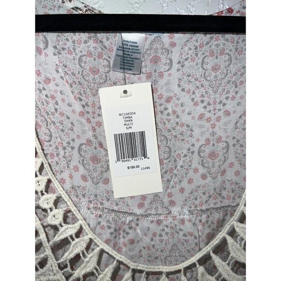 EBERJEY Anthropologie Coverup Dress $189 Beach Timba Dawn S/M NWTS Floral X1 - Picture 9 of 15